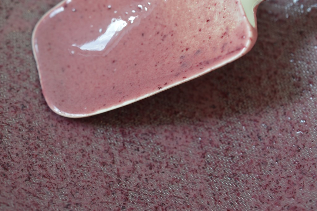 Blackberry Mousse - sieve again