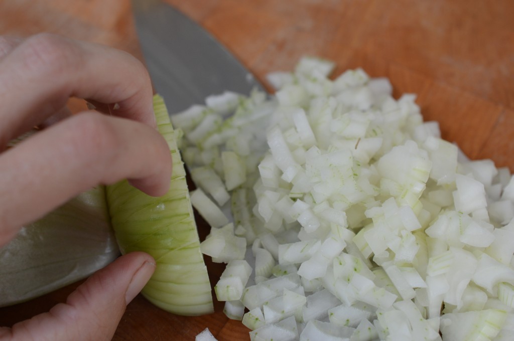 Cottage Pie - chopped onion