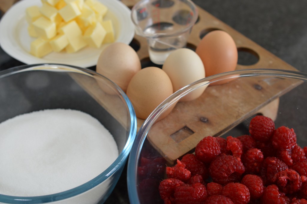 Rasberries - Ingredients for curd