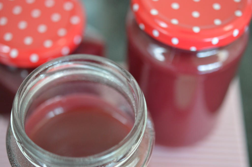 Raspberry Curd - in jars