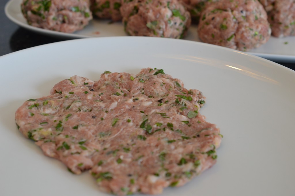 Scotch Egg - flatten ball