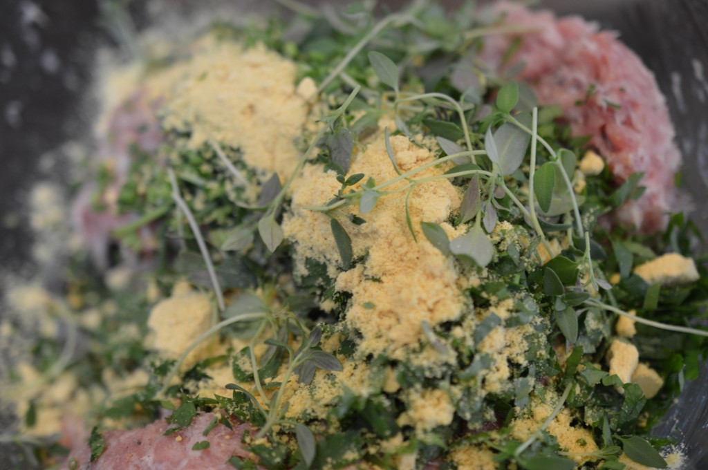 Scotch Egg - herbs in sausage