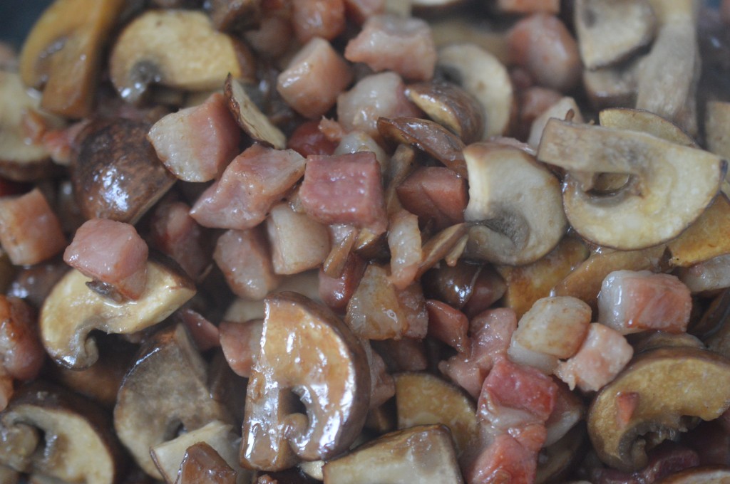 Italian inspired stuffed marrow 9