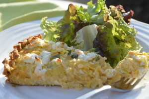 Leek and Goats Cheese Tart 1