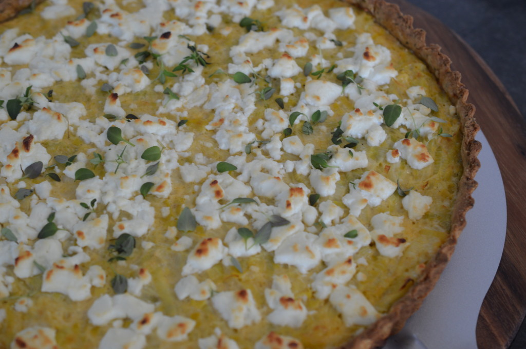 Leek and Goats Cheese Tart 22
