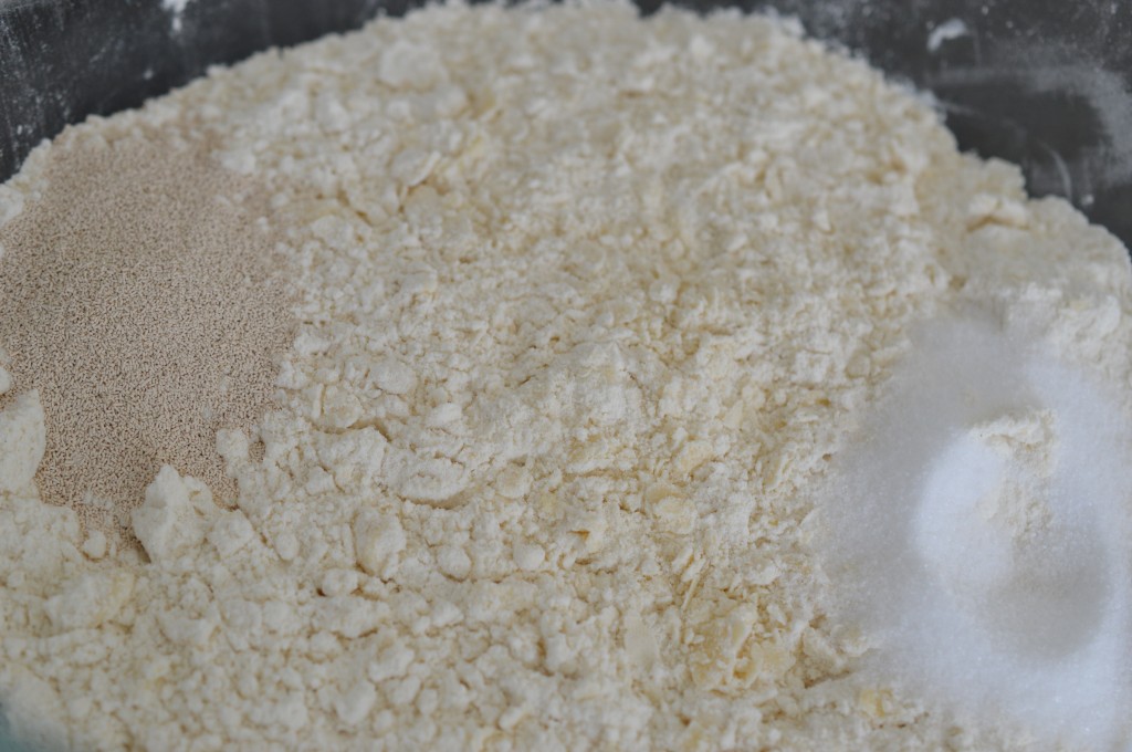 soft white rolls - yeast and salt