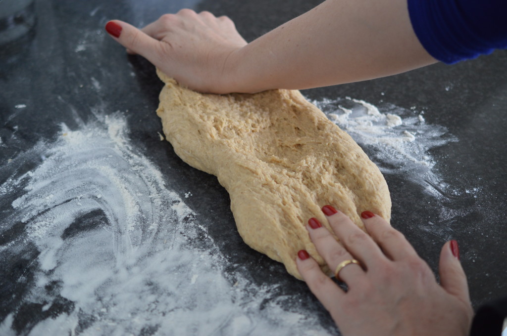 Hot Cross Buns knead