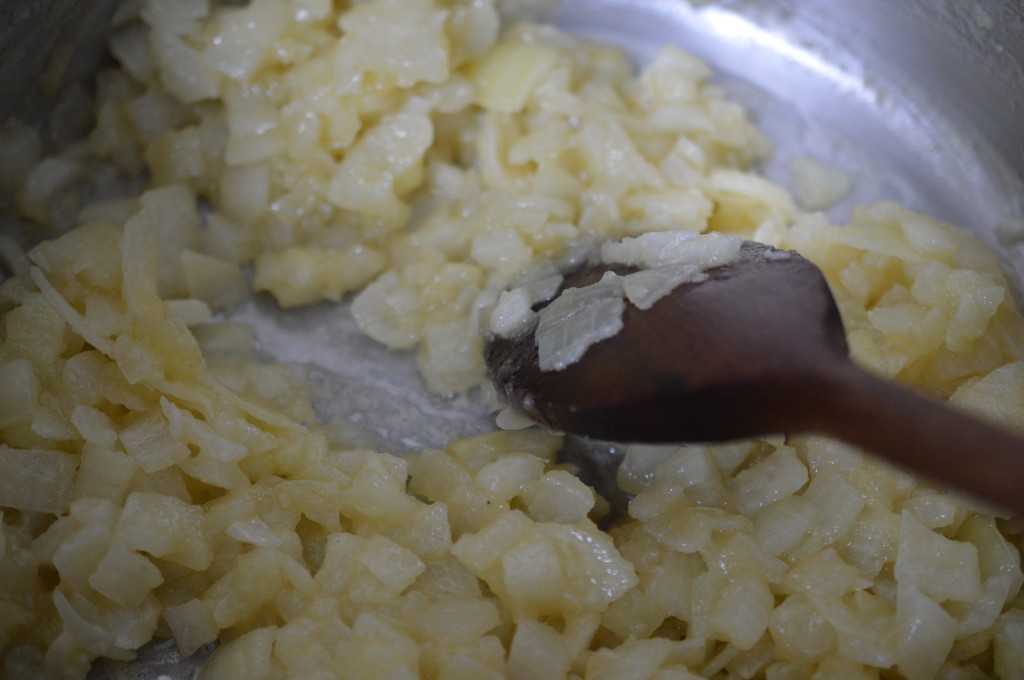 Asparagus Soup stir in flour