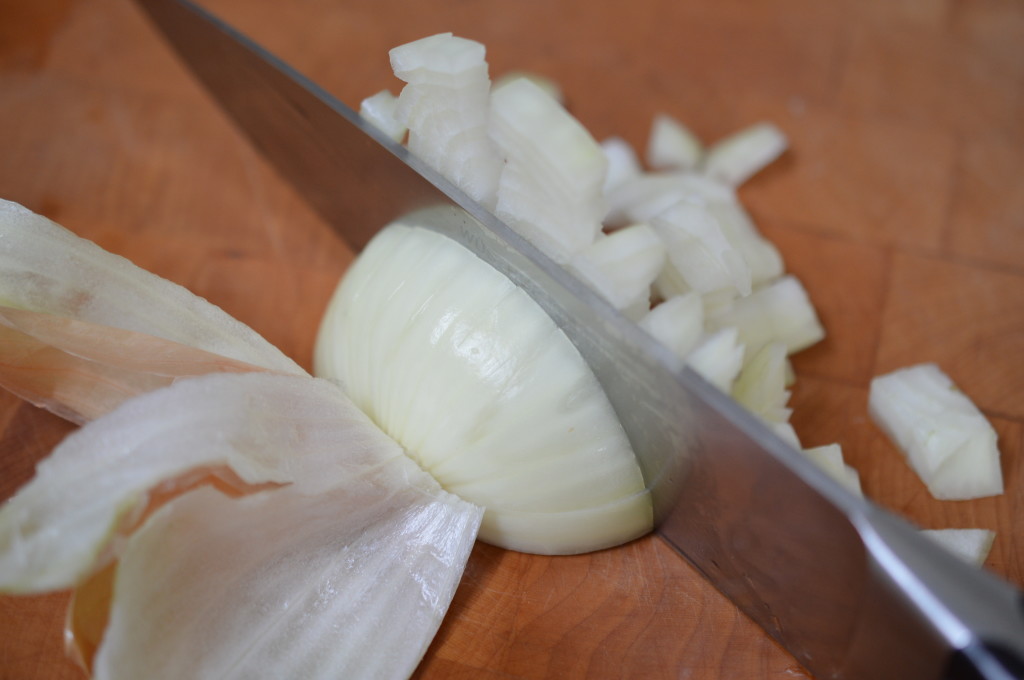 Asparagus soup onion