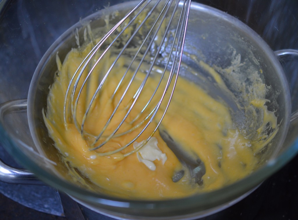 Hollandaise Sauce - add butter