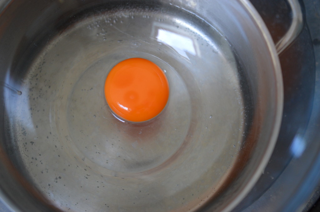 Hollandaise Sauce - bowl over water