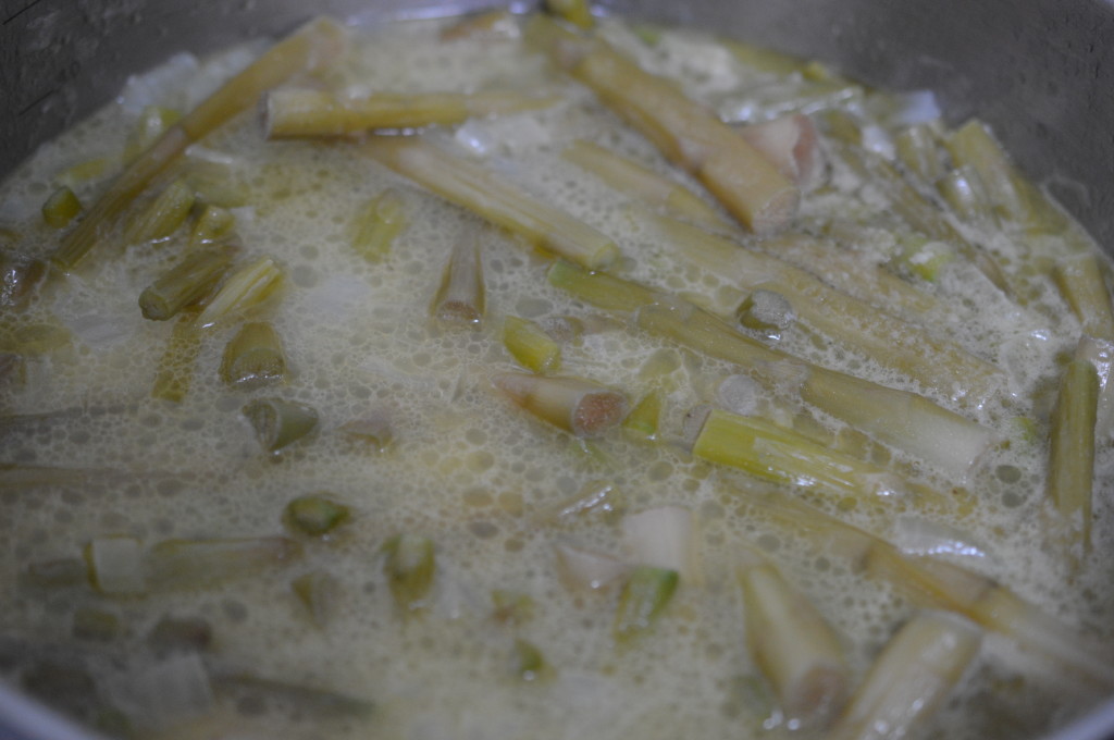asparagus Soup simmer for 10 mins