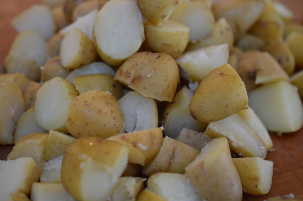 Herby Potato Salad cut