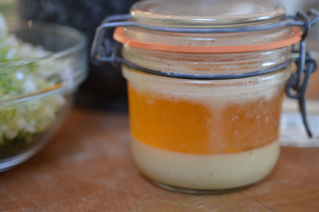 Herby Potato Salad dressing pot