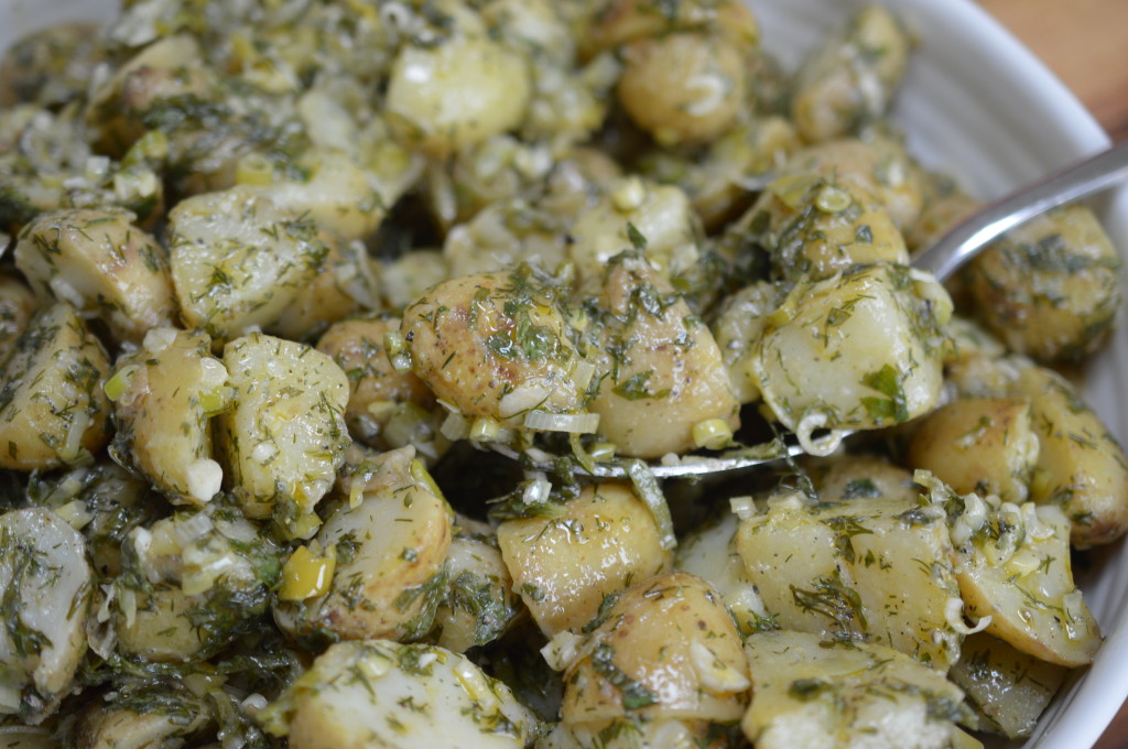 Herby Potato Salad finished 3