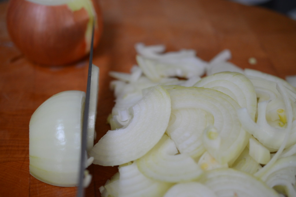 Roasted Pepper Salad onions