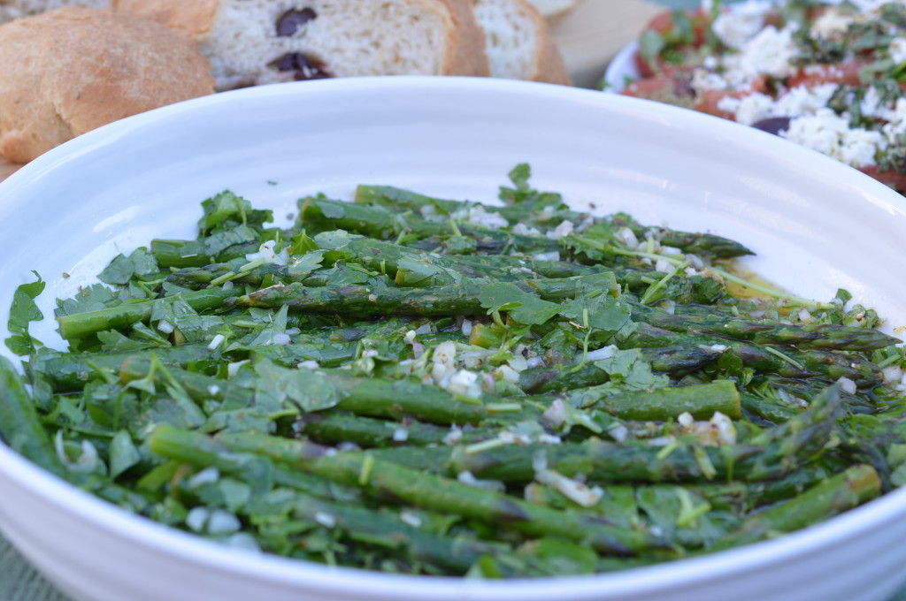 Greek Style asparagus salad 2