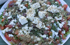 Greek Style tomato salad 3