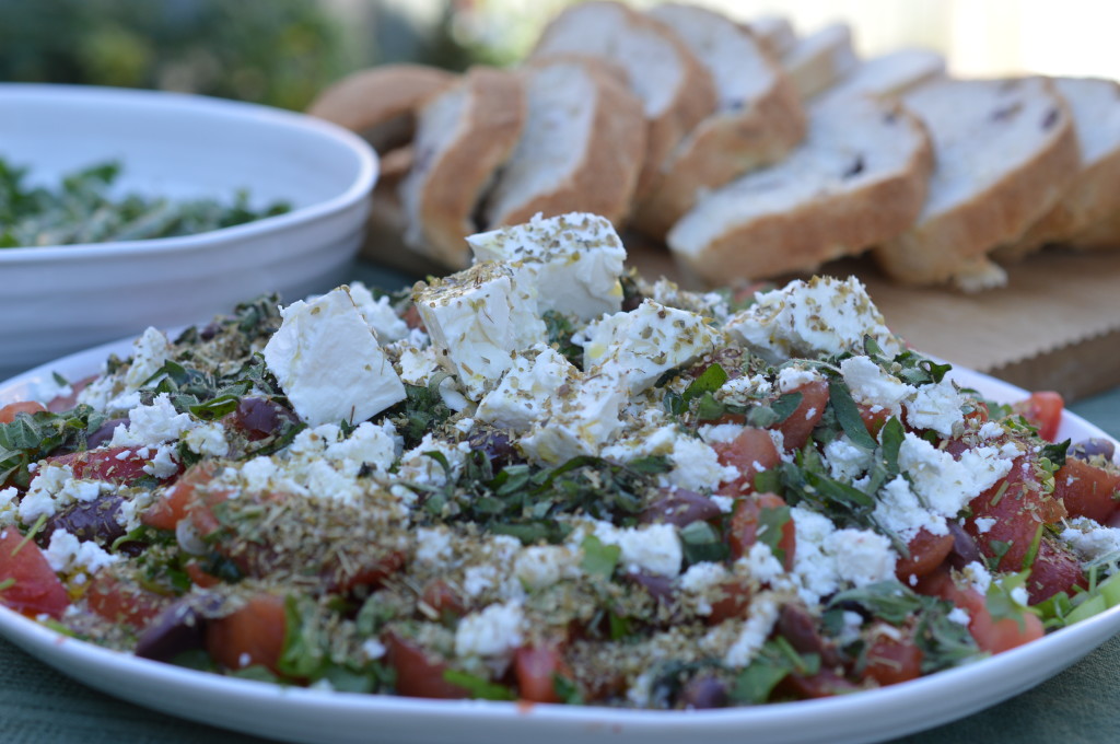 Greek Tomato Salad finished