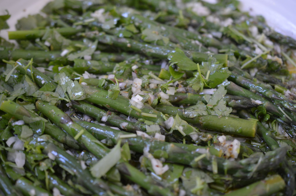 Marinated Asparagus close-up