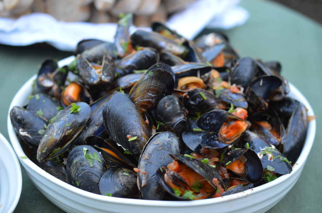 Mussels - served