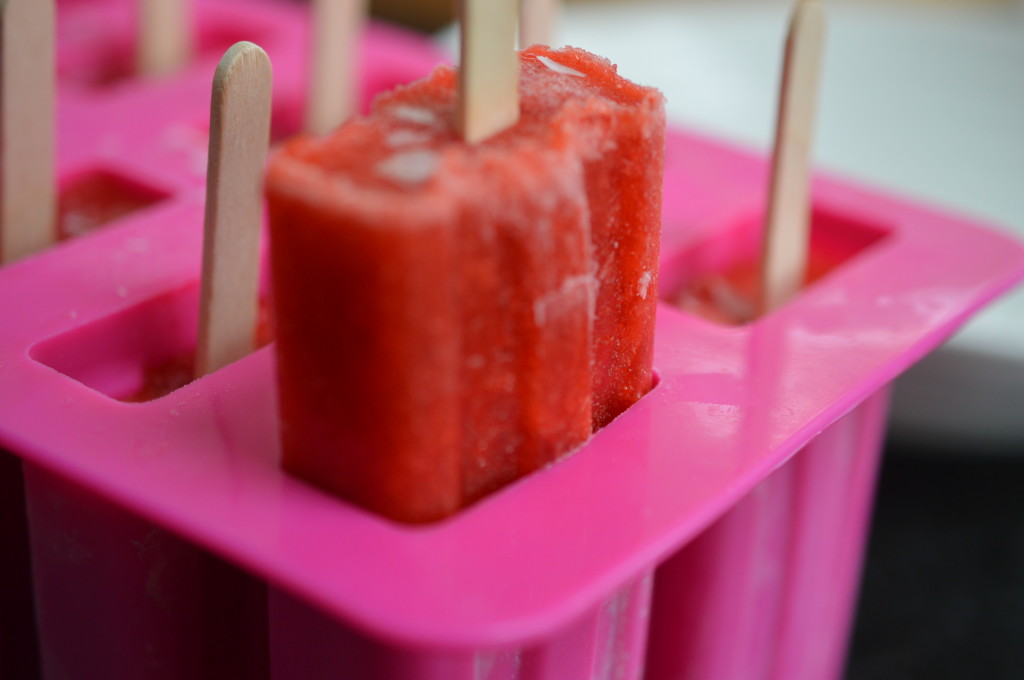 Pimms Lolly de-moulded