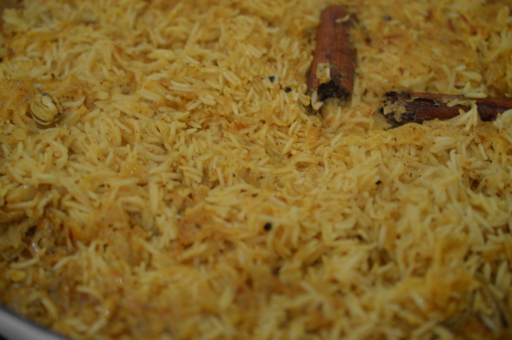 Kedgeree cooked rice