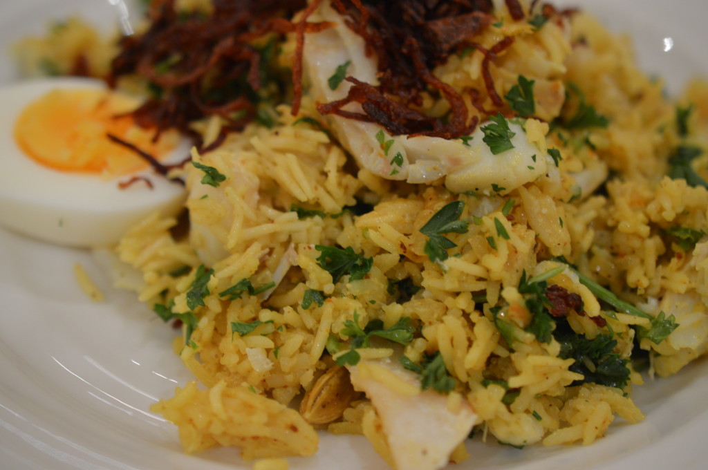 Kedgeree plated
